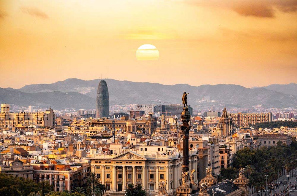 barcelona skyline