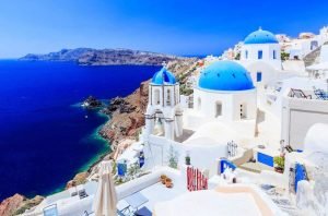 santorini sea view